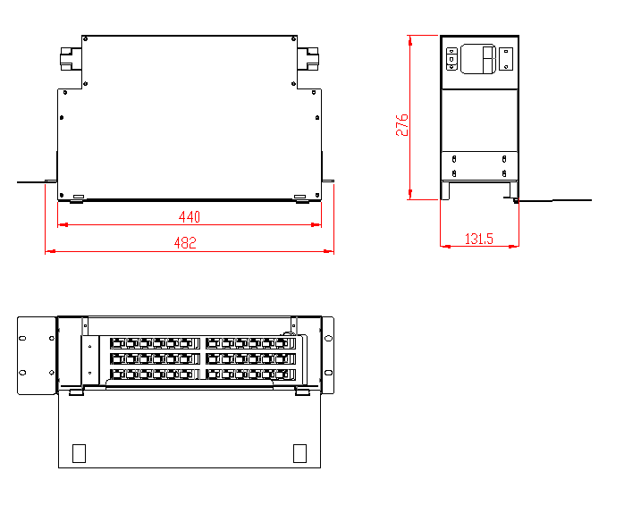 FPX-P1-144F-ODF-PANEL-5 FPX-P1-144F-ODF-PANEL-5