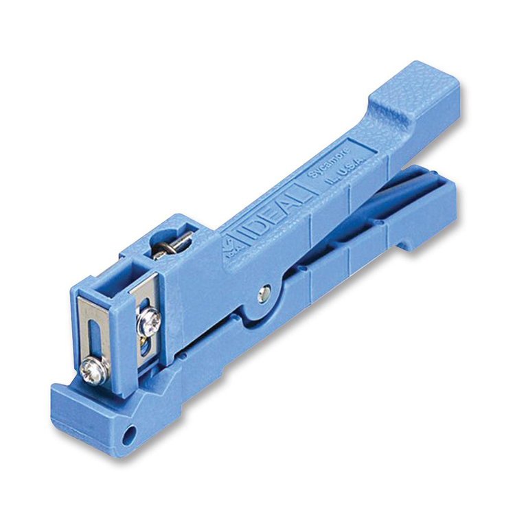 45-163 Blue Adjustable Blade Ringer Round Cable Stripper/Slitter