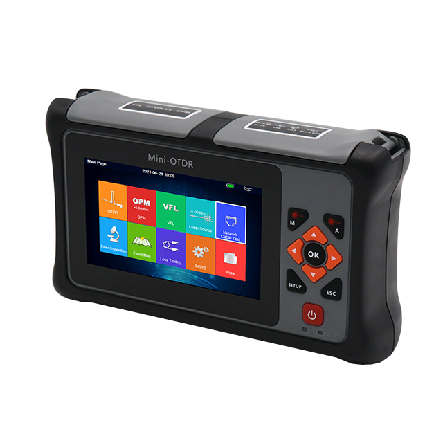1100MINI-palm‑size-pocket-mini-OTDR-9‑in‑1-fiber-tester-only-560g-for-FTTH-last-mile-installation