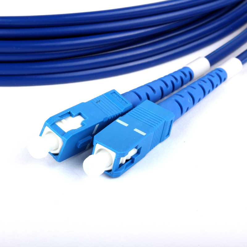 ST UPC to SC UPC SM Duplex Armored Patchord