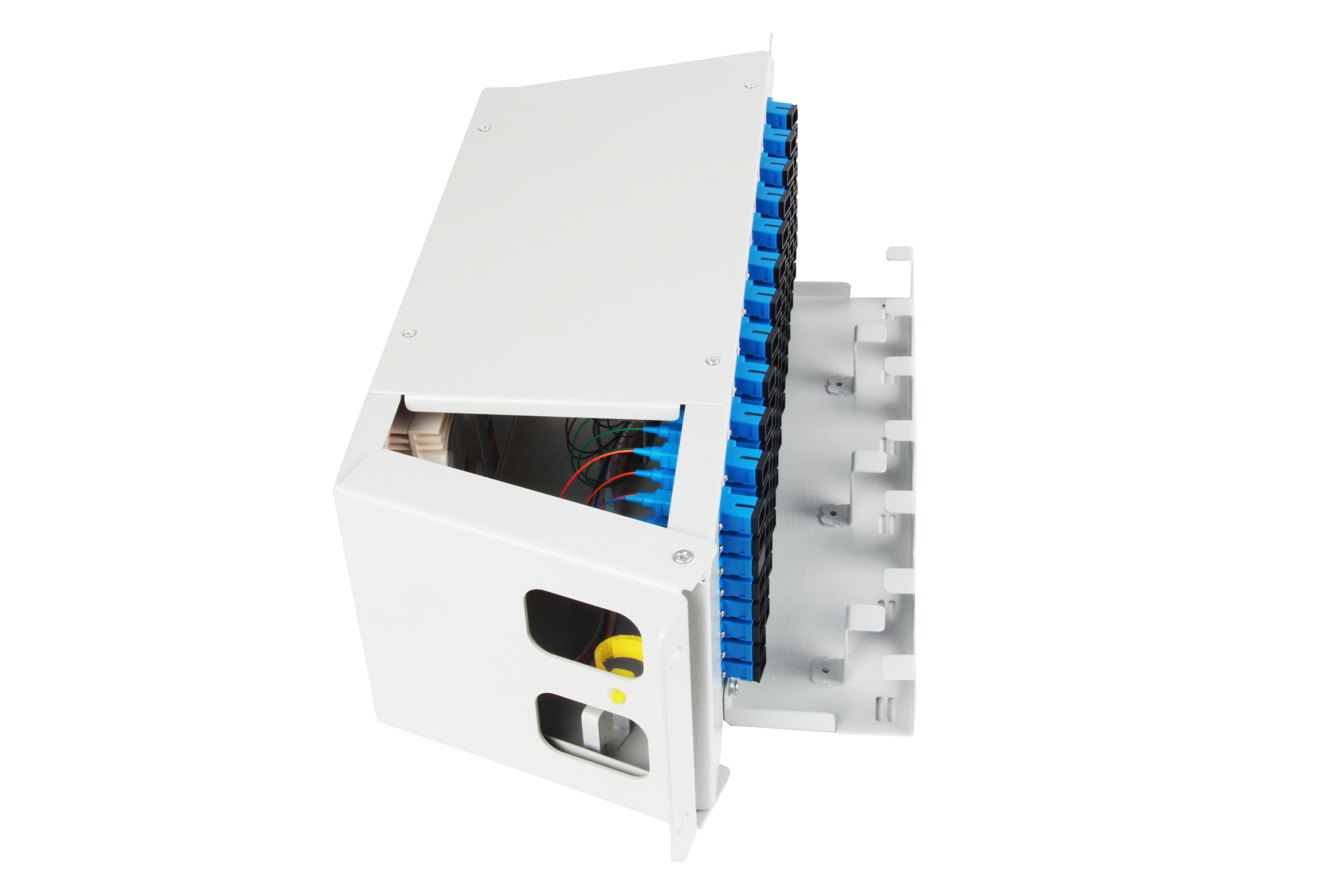 3S OPP-P12 Series Fiber Optic Patch Panel Fiber Capacity 72Fibers 96Fibers-cable in port view