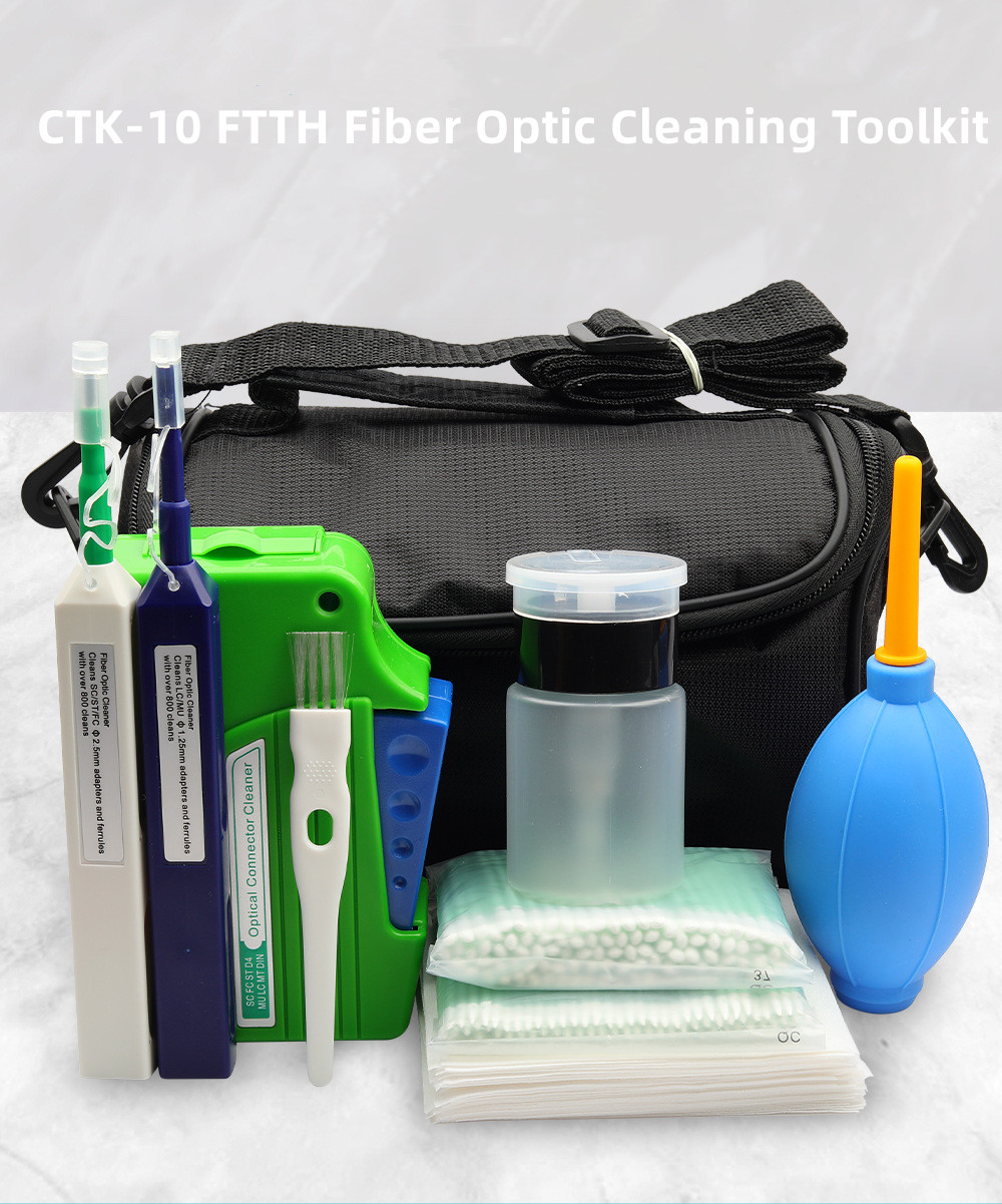 CTK-10 FTTH Fiber Optic Cleaning Toolkit