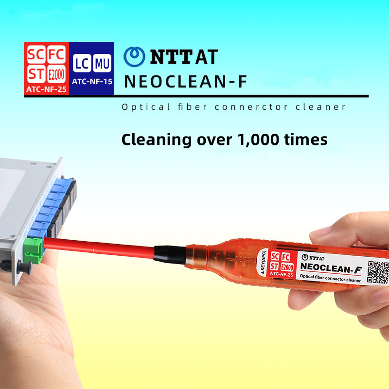 NTT AT NEOCLEAN-F Optical Fiber Connector Cleaner