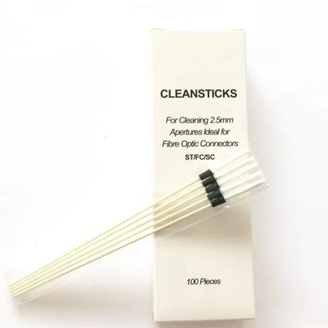 Fiber Optic Cleaning Sticks 2.5mm FC SC ST Cleaning Swabs