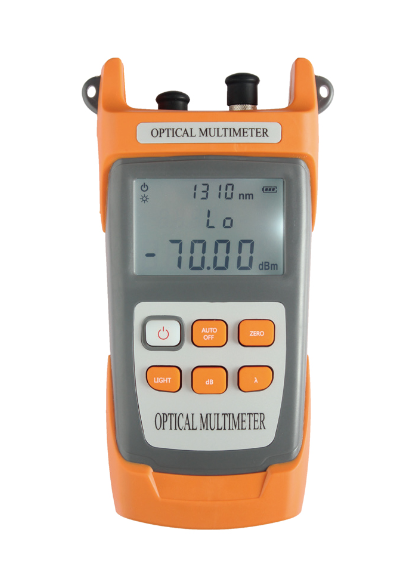 FOPM-A Fiber Optical Multi-meter 2 in 1 Built in Optical Power Meter OPM & Visual Fault Locator VFL Front View