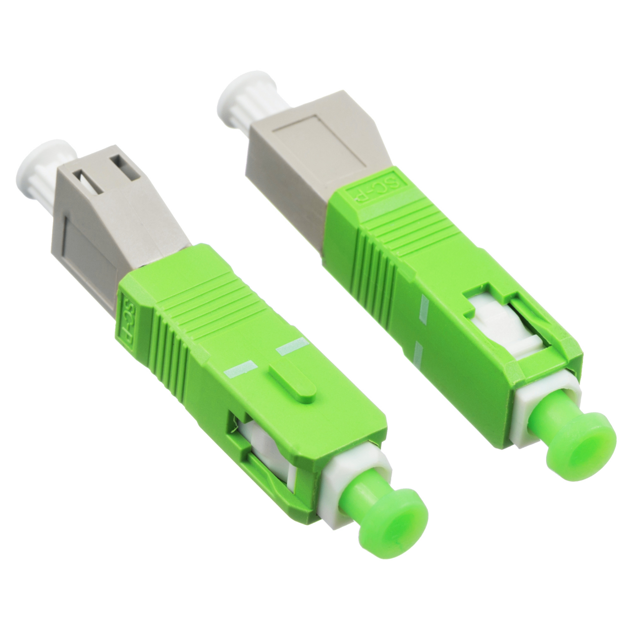 SC-APC male-LC-UPC female adaptor multimode