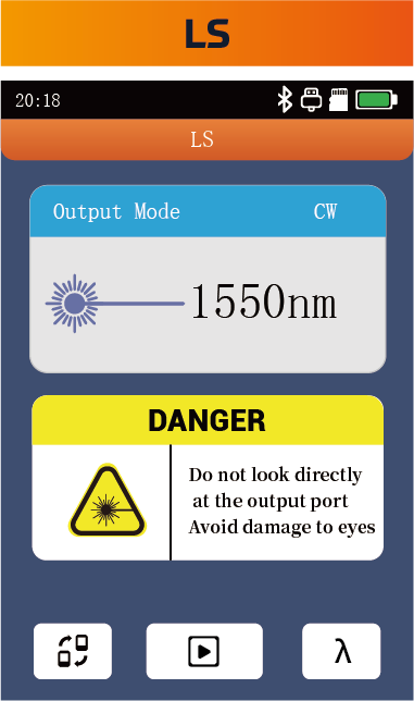3S 500MiNi Smart OTDR 1550nm filter test 1490nm 1577nm link OTDR OLS Interface
