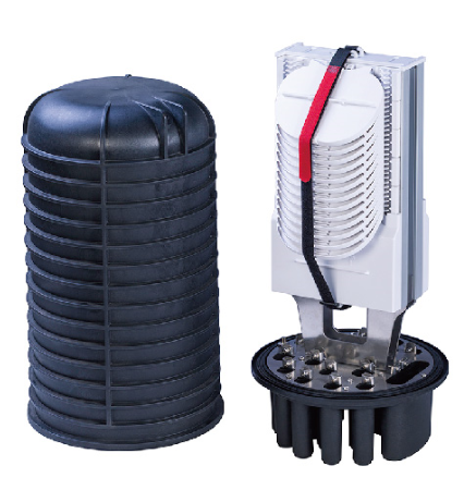 FOSC-BDH-E17S12-5817 Dome Fiber Optic Splice Closure Capacity 360FO Heat Shrinkable Closure