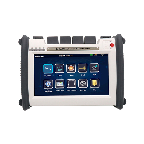 200MAX‑Handheld-OTDR‑7‑inch‑sunlight‑readable‑touch‑screen‑fiber‑optic‑tester