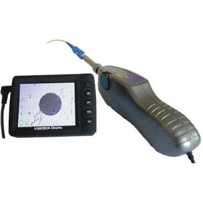 Fiber Optic Inspection Microscope USB Probe LCD Display