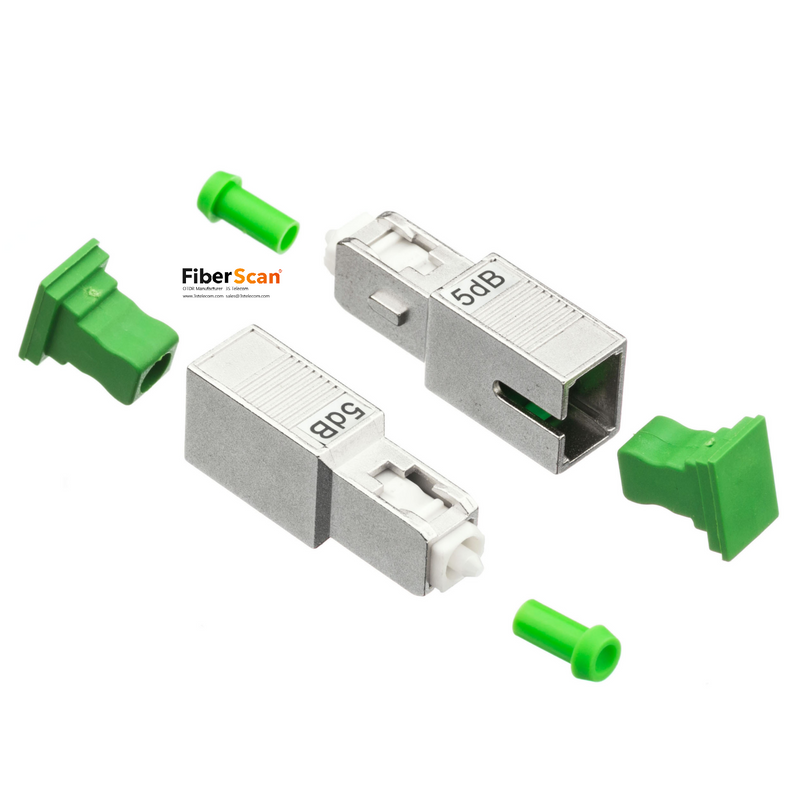 Male to Female Fixed Attenuation Fiber Optic Attenuator