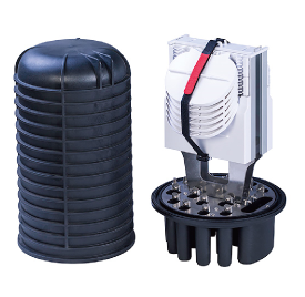 FOSC-BDH-E17S12-5817 Dome Fiber Optic Splice Closure Capacity 144FO Heat Shrinkable Closure