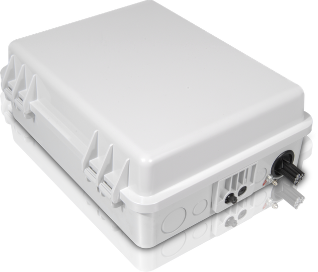 FOTB-24-C Micro PLC Splitter Fiber Optic Distribution Box 24 Cores