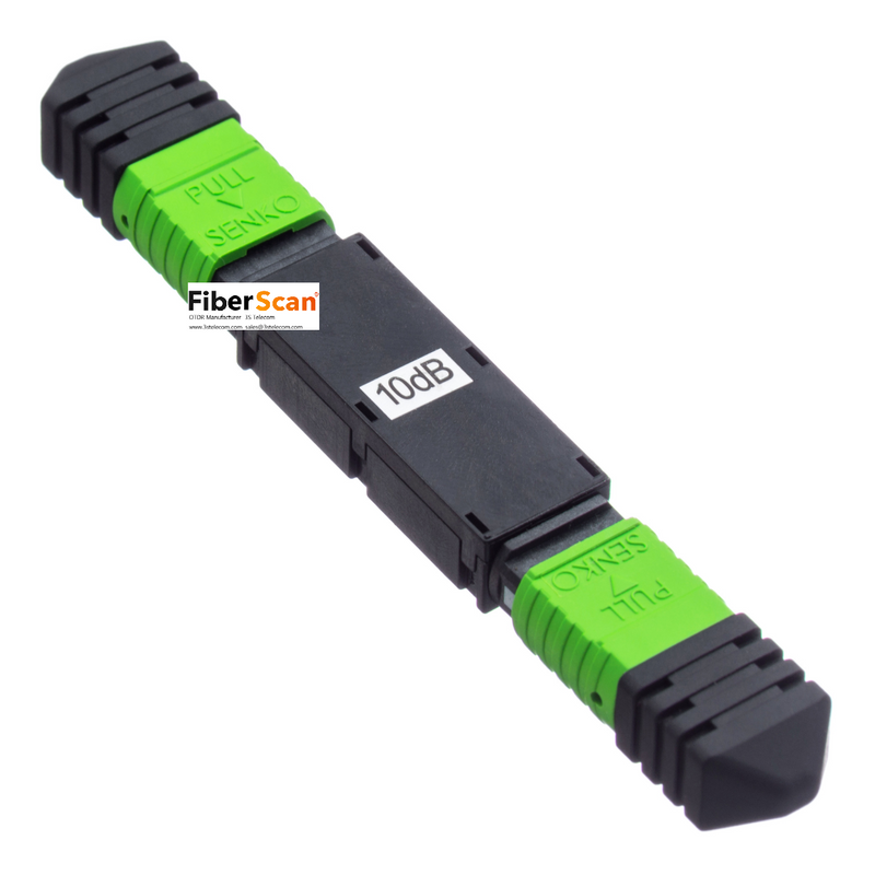 Male to Female Fixed Attenuation Fiber Optic Attenuator