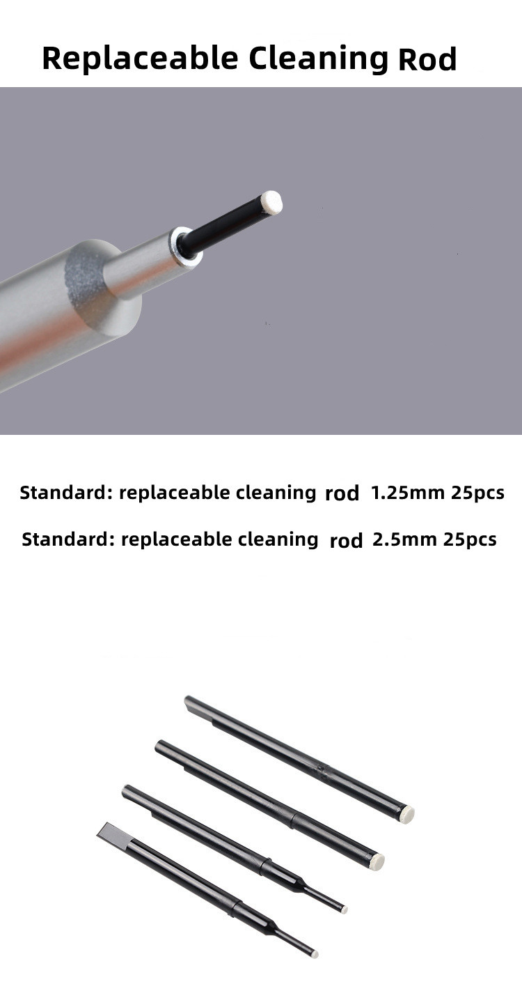 E-Cleaner Optical Fiber Cleaner with replaceable cleaning rod