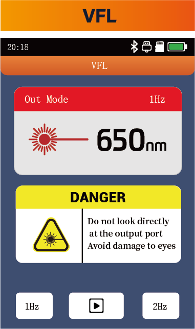 3S 500MiNi Smart OTDR 1550nm filter test 1490nm 1577nm link VFL Interface
