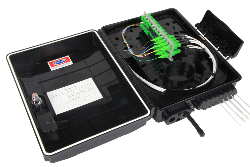 FOTB-24-F FTTH Drop Cable Fiber Optic Termination Box 24 Ports SC