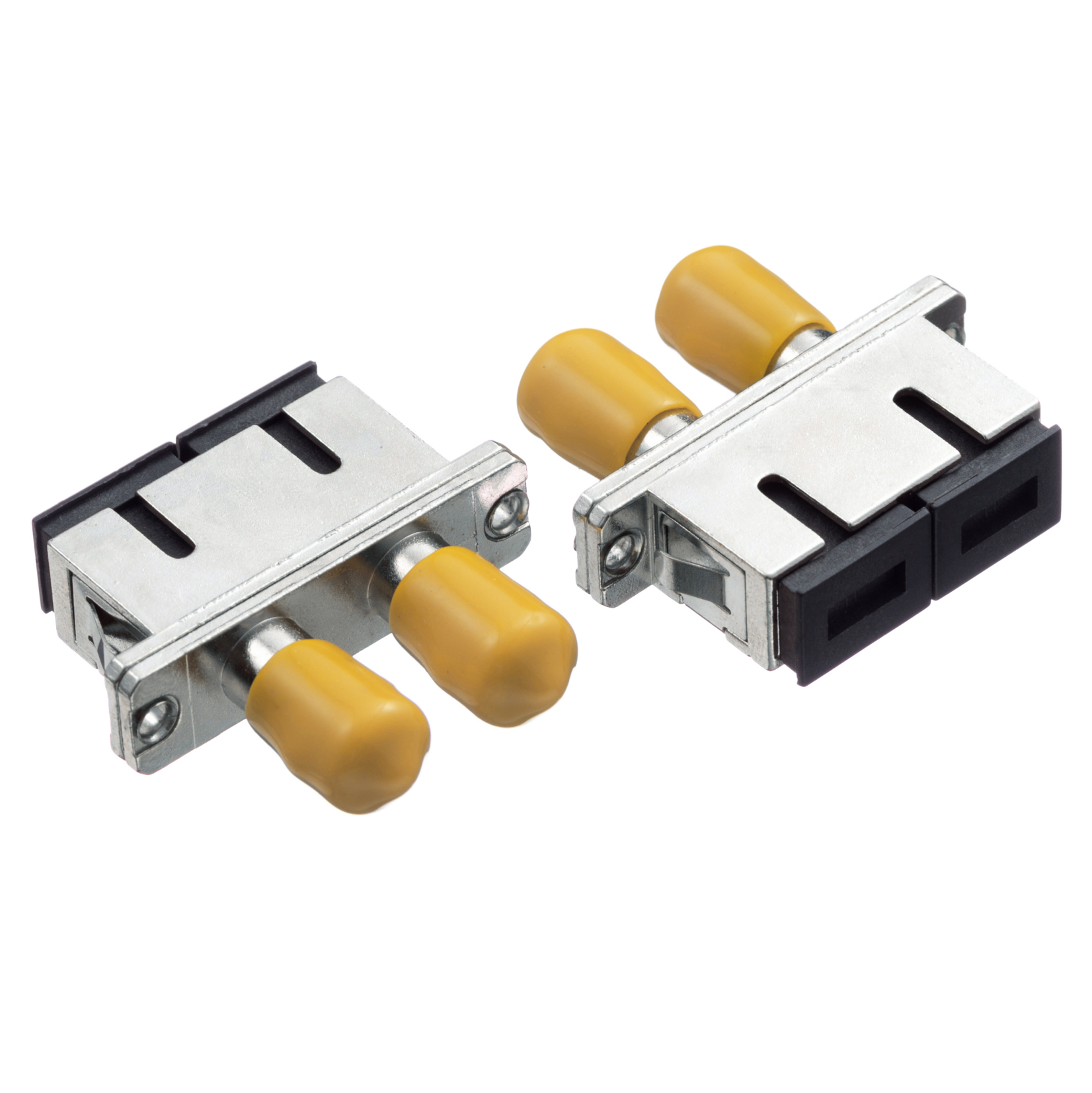 SC-ST_hybrid_adapter_metal_duplex