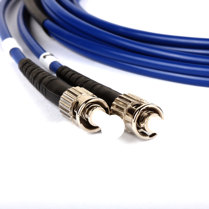 ST UPC to SC UPC SM Duplex Armored Patchord