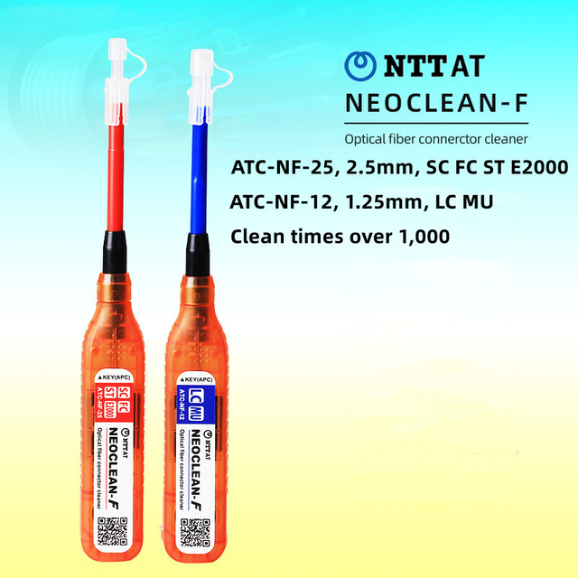 NTT AT NEOCLEAN-F Optical Fiber Connector Cleaner
