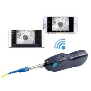 Pass Fail Analysis Fiber Microscope Wifi USB Connection with Smartphone