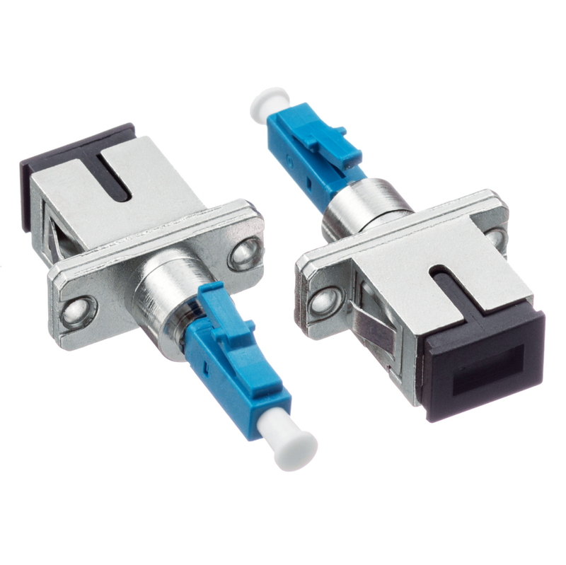 Male to Female Hybrid Fiber Optic Adapter