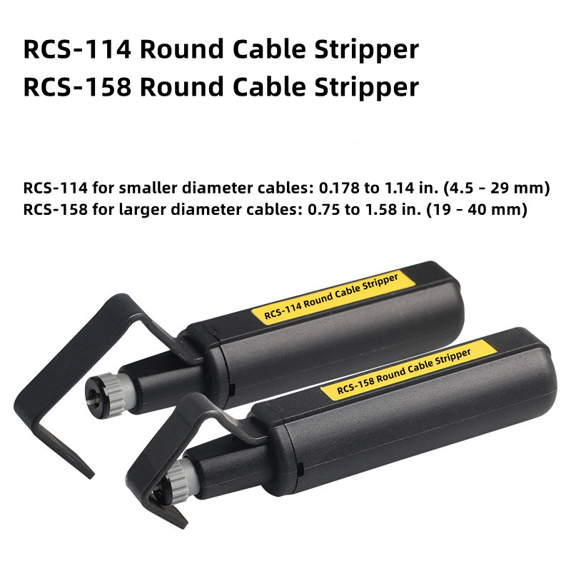 RCS-114 Rotary Round Cable Slitter RCS-158 Round Cable Stripper