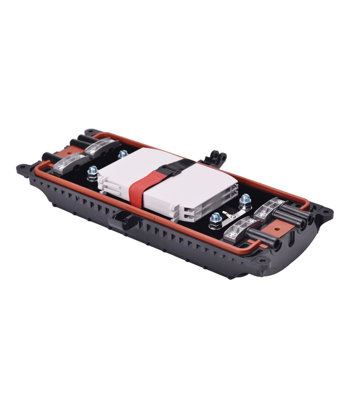 IP68 Inline Horizontal Fiber Optic Splice Closure FOSC