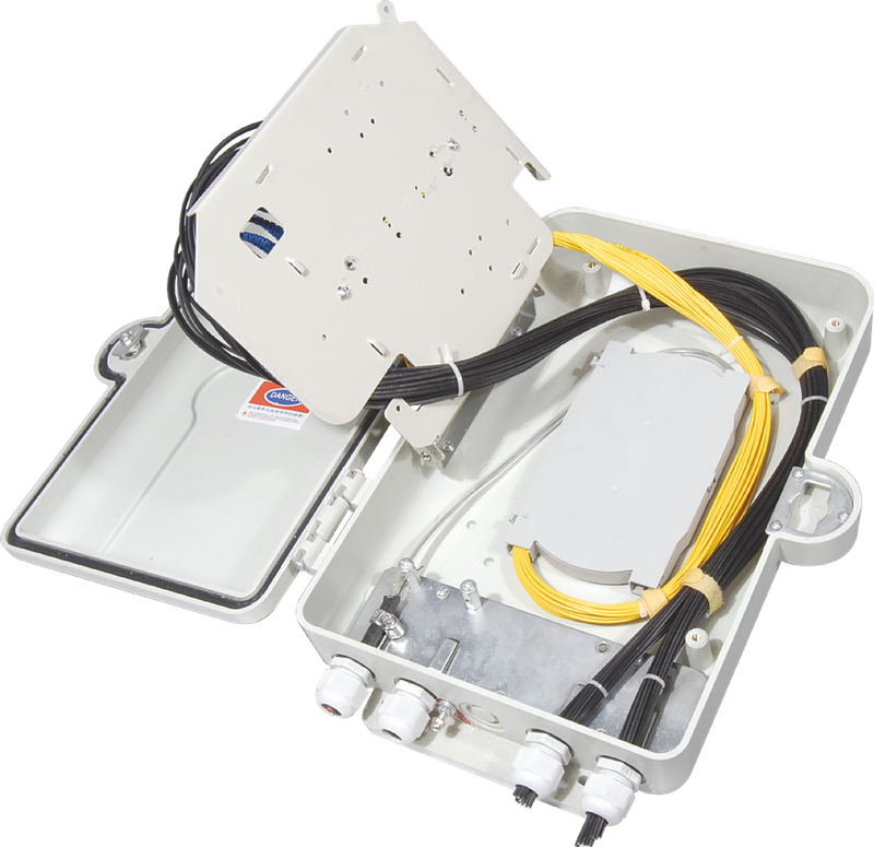 FOTB-24-E FTTH Flat Round Drop Cable Termination Box