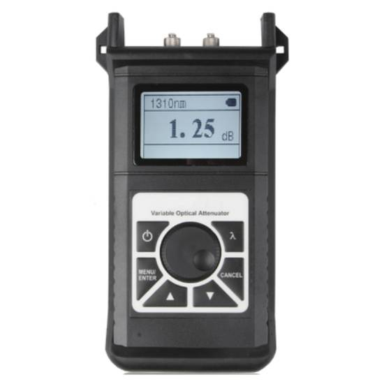 Variable Fiber Optical Attenuator 60dB Attenuation Range SM MM