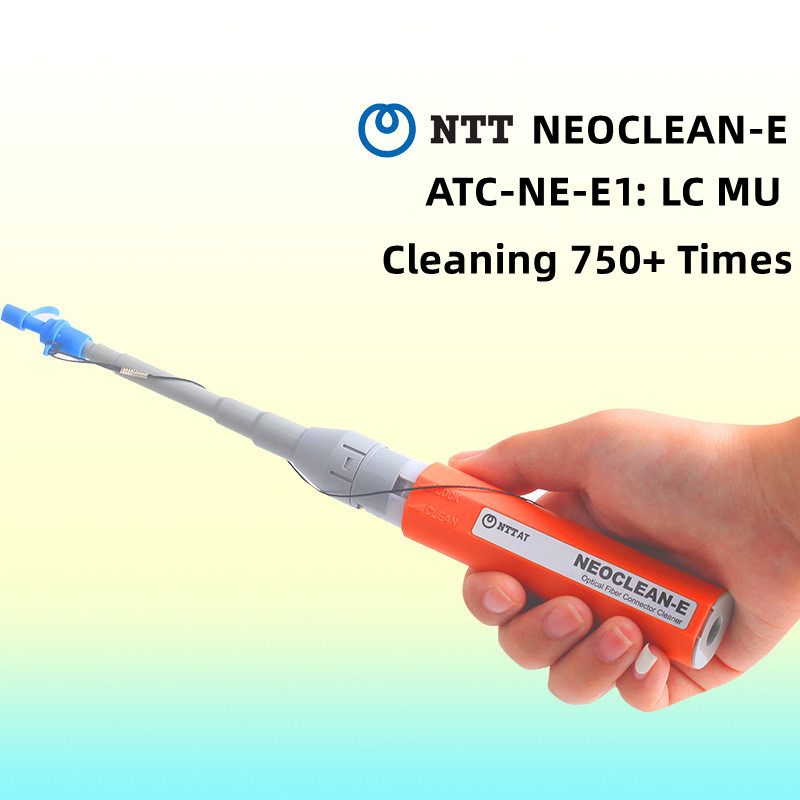 NTT AT NEOCLEAN-E Optical Fiber Connector Cleaner for Cleaning LC Connector