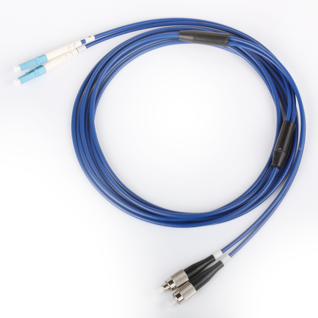 FC UPC to LC UPC SM Duplex Armoured Patchord