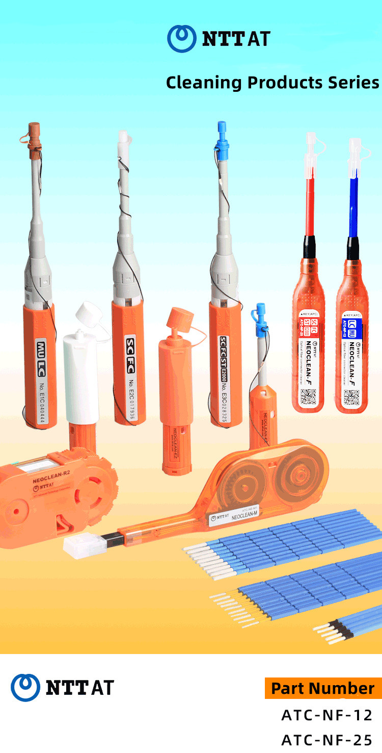 NTT AT NEOCLEAN-F Optical Fiber Connector Cleaner Series Cleaning Products
