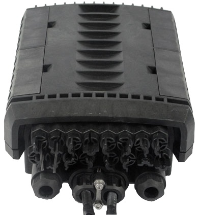 FTTH Drop Cable Fiber Optic Splice & Splitter Enclosure