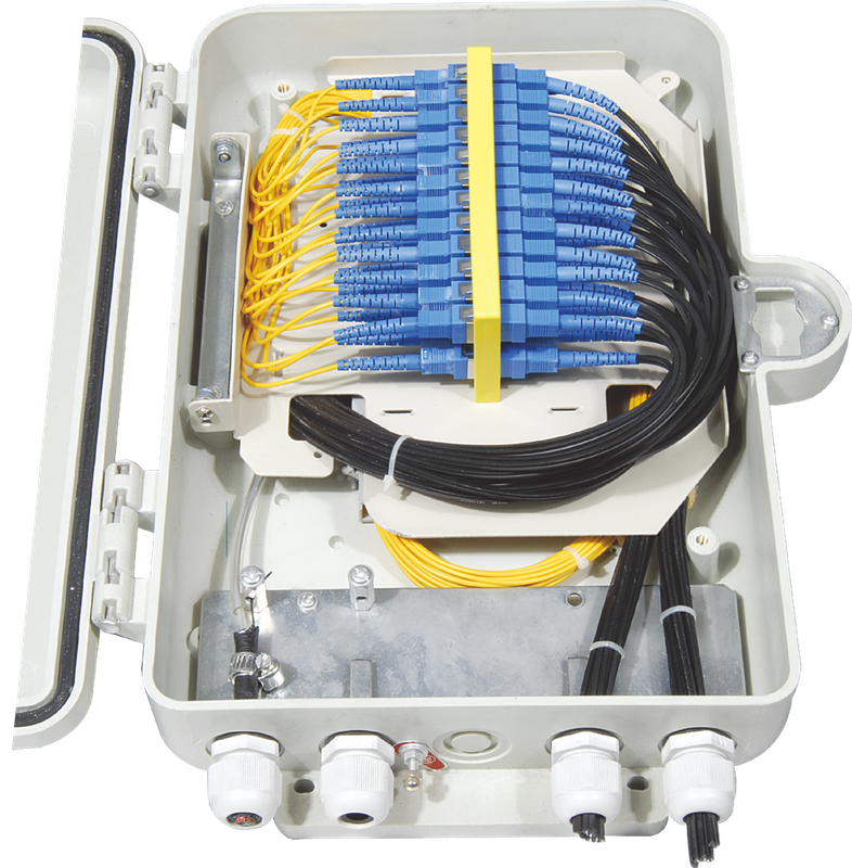 FOTB-24-E FTTH Flat Round Drop Cable Termination Box