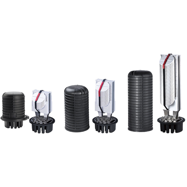 Dome Fiber Optic Splice Closure Capacity 144F 360F 648F Heat Shrinkable Closure