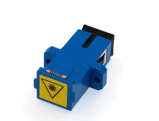SC Fiber Optic Adapter with Shutter Long/Short Flange
