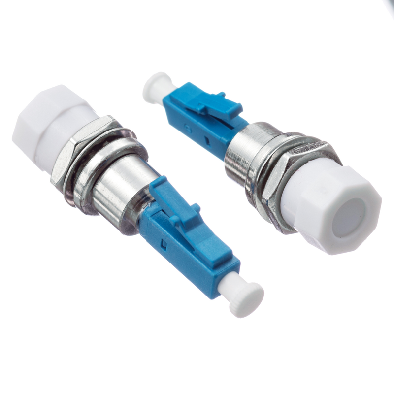 Male to Female Hybrid Fiber Optic Adapter