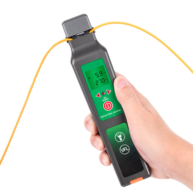 Optical Fiber Identifier Built VFL Multiple Fiber Adapter Head