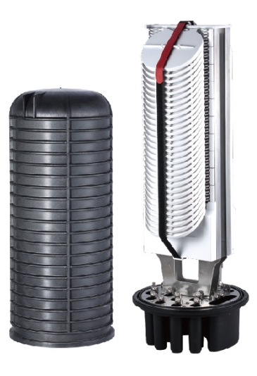 FOSC-BDH-E17S12-5817 Dome Fiber Optic Splice Closure Capacity 648FO Heat Shrinkable Closure